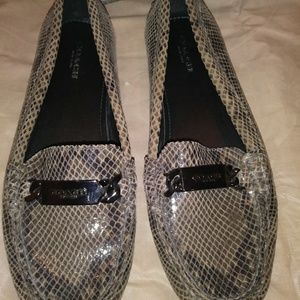 NWOT COACH snake skin  dockers